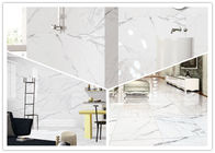 Carrara-super weiße Marmorporzellan-Fliese 12 Millimeter Stärke-säurebeständig