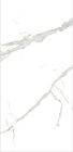 Marmorblick-Porzellan-Fliese Calacatta polierte glasig-glänzende weiße Marmorinnenfliese der Fliesen-1200x2400