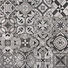 Dekorative keramische Matt-Blick-Fliese der Blumen-600x600