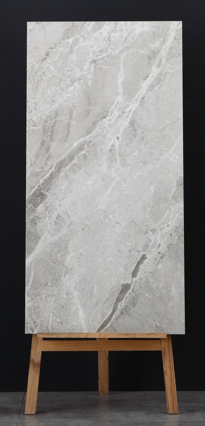 Abnutzungs-Widerstand-Marmor-Blick-keramische Bodenfliese Braccia dunkelgraues 600*1200 Millimeter