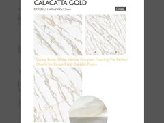Glänzend weißes Porzellanboden für den Innenbereich Die perfekte Wahl für elegante und langlebige Böden