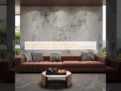 Innenbereich Porzellanfliesen 9mm Stärke Weiß Marmor/Illusion/Holzmaserung für langlebige und elegante Böden