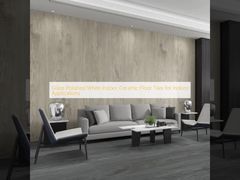 Glasierte, polierte, weiße Keramik-Bodenfliesen für Innenräume