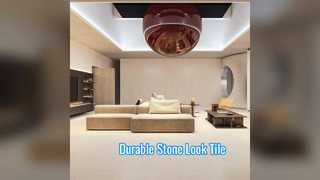 Moderner Bodenbelag aus 9 mm starken Porzellanfliesen in Steinoptik