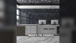 Moderne Eleganz des Porzellanfliesenbodens