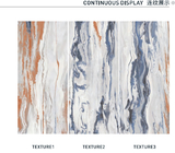 Marmorplatten-Poliergranit-Bodenfliesen Ambilight weißes Grey Orange Colour