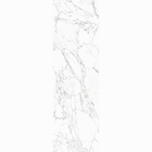 Dauerhafte 800x2700mm weiße Porzellan-Slab-Fliese mit grauen Marmor-Slab-Tisch