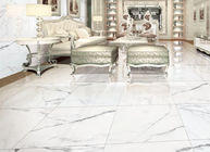 Super weißes Carrara polierte Porzellan-Fliese, keramische Marmorbodenfliesen