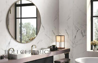 Glasig-glänzende Polier-Carrara Marmor-Bodenfliese-haltbare moderne Porzellan-Fliese Digital