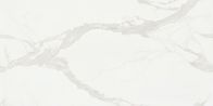 Polierboden-Marmor Carrara, das großes weißes Badezimmer Innenporzellan 1800x900 Millimeter mit Ziegeln deckt, deckt Boden-Grenzfliesen mit Ziegeln