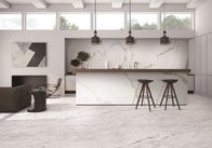 Moderner Porzellan-Fliesen-Foshan-Lieferanten-Wohnzimmer-voller Körper-Carrara-weiße Marmorfliesen Jazz White Ceramic Tiles 1200*2400