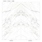 Italienischer voller Körper-Boden-weiße Marmorfliesen-Streifenbildungs-Marmor-Blick-Endporzellan-Fliese 160*320cm Carraras