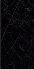 Herrliche glatte schwarze 1600x3200x6mm Marmordekorations-Wand-Innenfliesen
