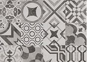 Dekoratives Schwarz-Keramikziegel der Wand-24x24 12x12