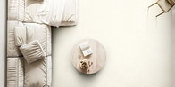 EFFEKT-Wand-Fliesen auswechselbarer Porzellan-beige Fliesen-Mikrozement Texi keramische Marmor