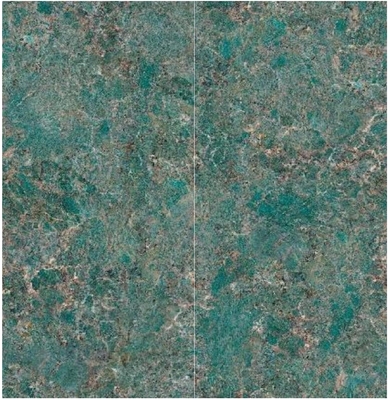 Grüne Farbmarmor-Platte polierte Stärke der Granit-Bodenfliese-6mm