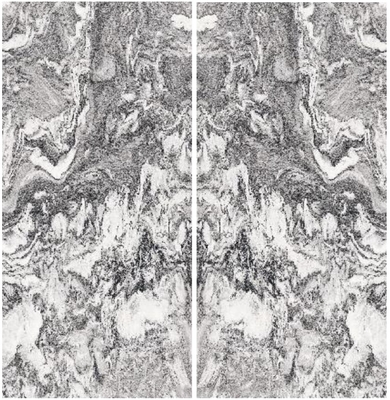 Blaue Wellen-Grey White Colour Slab Tile-Chemikalie beständig