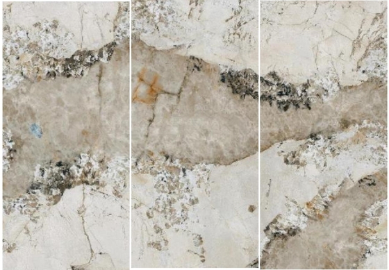 Pandora White Brown Colour Marble-Platten-Fliesen-Poliergranit-Bodenfliesen