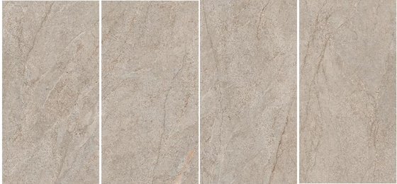 Goldene Brown-Steinfarbmarmor-Platte decken Poliergranit-Bodenfliesen mit Ziegeln