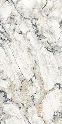 6 mm Weißgold-Marmor-Porzellanplattenfliese ARCTIC OCEAN Druckfestigkeit