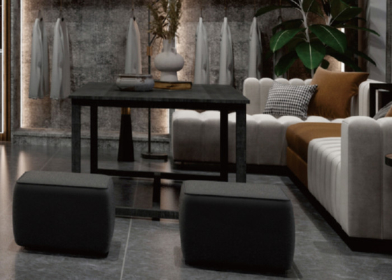 Karen Grau Größe 750x1500 Marmor-Look Porzellanfliesen für Wohnraum