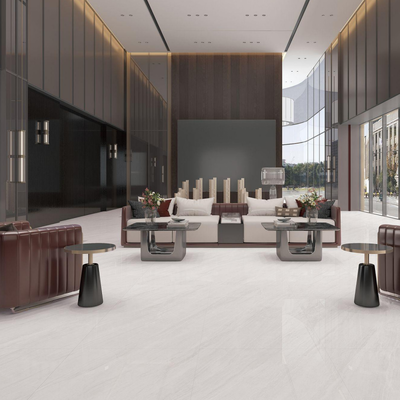 Fein eingestellte Mörtel- oder Klebstoffinstallationsmethode Marmor aussehen Keramik Bodenfliesen Rechteck Stil bietet elegante Oberfläche und robuste Oberfläche