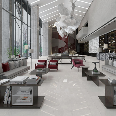 Cement Backer Board Kompatible 800x800 Porzellan-Bodenfliesen Rechteck Form bietet Bodenfläche mit moderner ästhetischer Attraktivität