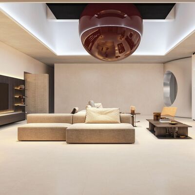 Verschleißbeständige moderne Porzellanfliesen mit 9 mm Dicke und Stein sehen perfekt für moderne Innenarchitekturprojekte aus