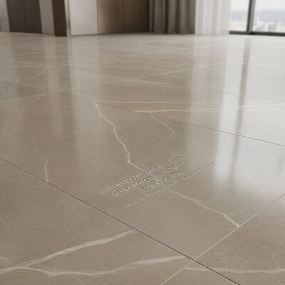 Waterabsorptionrate less than 0.5 percent Sleek Porcelain Flooring 1200x2700 mm engineered for easy installation and long term durability