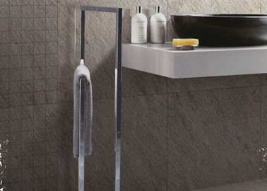Verschleißfestigkeit helles Grey Porcelain Floor Tiles 600x600 für Badezimmer-Bodenbelag