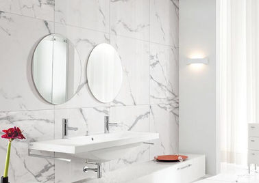 Gleiten Sie nicht Carrara-Marmor-Porzellan mit Ziegeln decken Absorption Rate Less Than 0,05%