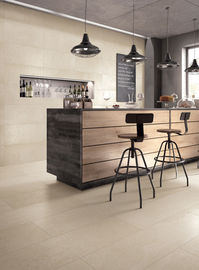 Keramische Innenwand deckt 24 x 24 Zoll, beige Farbmarmor-Bodenfliesen mit Ziegeln