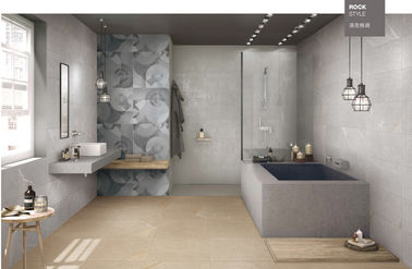 Beige Wand der Küchen-Matt Tile For Wall Decoration/600*600 deckt Wohnzimmer-Bodenfliese mit Ziegeln