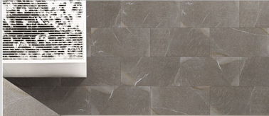 Matt Glazed Porcelain Floor Tile/600 x 600mm schwarzes Wand-Muster-Fliesen-Niedrigwasser Absoption