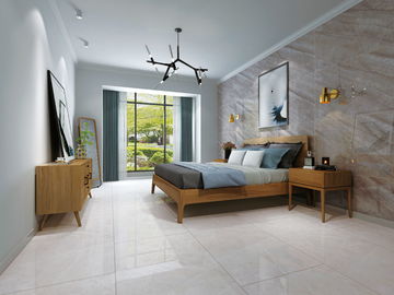 750 x 1500mm Wohnzimmer-moderne Porzellan-Fliesen-Licht-Grey Color Polished Porcelain Ceramic-HauptBodenfliese