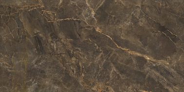 1800x900mm glasig-glänzende Porzellan-Boden-und Wand-Fliese 	Moderne Porzellan-Fliesen-Polierwand deckt Brown-Farbe mit Ziegeln