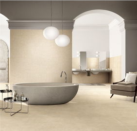 China Matte Finish Modern Porcelain Tile für Creme-Farbbodenfliese-Dekoration des Haus-600*600mm
