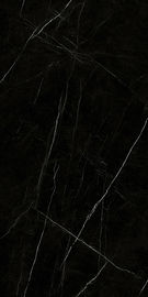 Heiße verkaufende neue Produkte marmorn Porzellan mit Ziegeln deckt schwarze Badezimmer-Bodenfliese-große Porzellan-Bodenfliese 160*320cm