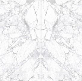 Deckt weißer 1600x3200 12mm Porzellan-Marmor Statuario glattes poliert mit Ziegeln