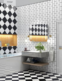 Weißer und schwarzer Ausstellungsraum 300*300mm Matt Porcelain Tile Wear Resantant