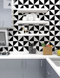 Mehrfachverbindungsstelle kopiert weiße und schwarze 300*300mm Raum-Wand-Fliese