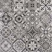 Dekorative keramische Matt-Blick-Fliese der Blumen-600x600