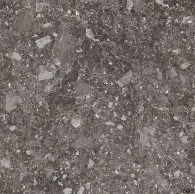 Glasig-glänzende Terrazzo-rustikale Porzellan-Bodenfliese 60x60cm für Badezimmer