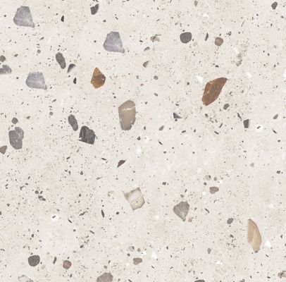 Moderne 9.8mm Stärke Terrazzo-Porzellan-Bodenfliesen für Badezimmer